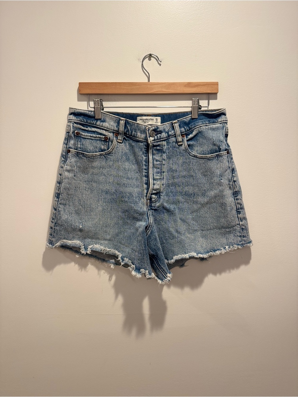 Abercrombie & Fitch Light Blue Denim Jean Shorts